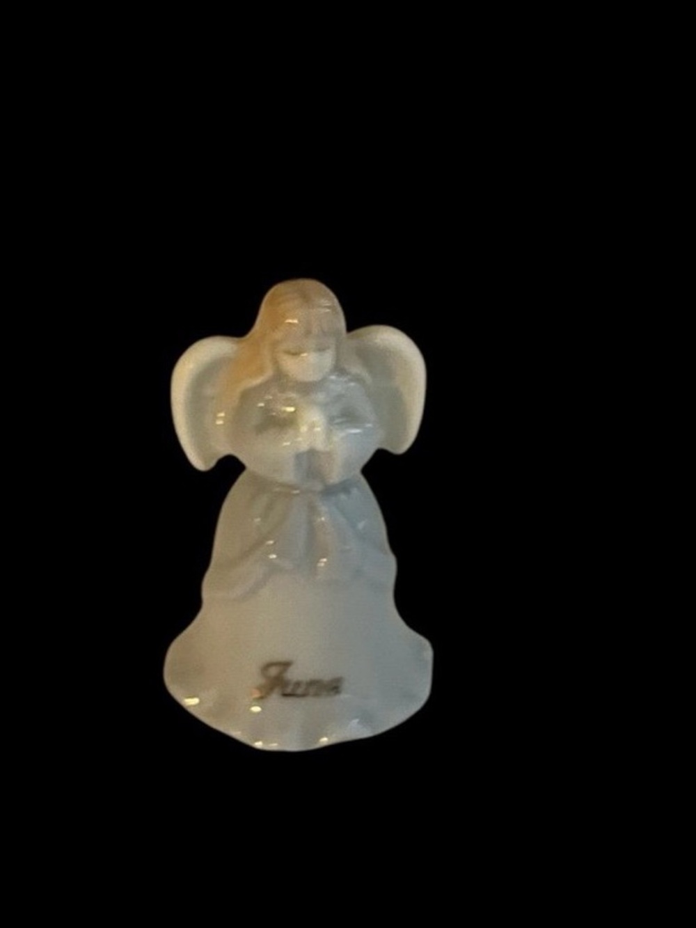 Porcelain June Angel Bell Mini Decor - Picture 7 of 8